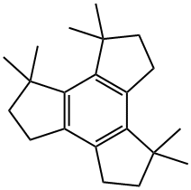 2,3,4,5,6,7,8,9-Octahydro-1,1,4,4,9,9-hexamethyl-1H-trindene Struktur
