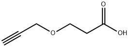 3-(2-プロピニルオキシ)プロパン酸 化学構造式