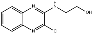 2-[(3-CHLOROQUINOXALIN-2-YL)AMINO]ETHANOL Structure