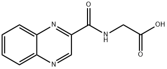 N-(Quinoxalin-2-ylcarbonyl)glycine Structure