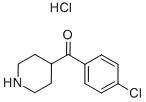 (4-CHLOROPHENYL)(4-PIPERIDYL)METHANONE HYDROCHLORIDE Structure