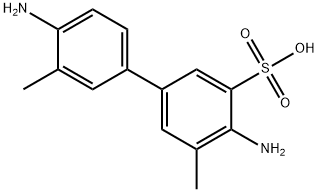 3,3'-Dimethyl-4,4'-diaminodiphenyl-5-sulfonic acid Structure