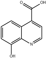 8-羟基喹啉-4-羧酸 结构式