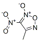 3-メチル-4-ニトロ-1,2,5-オキサジアゾール2-オキシド 化学構造式