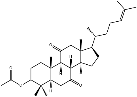 3-Acetyloxylanost-24-ene-7,11-dione Struktur
