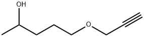 5-(2-プロピニルオキシ)-2-ペンタノール 化学構造式
