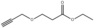 3-(2-プロピニルオキシ)プロパン酸エチル 化学構造式