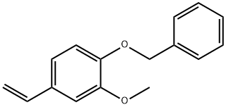 4-BENZYLOXY-3-METHOXYSTYRENE Struktur