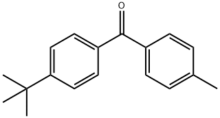 (4-(叔丁基)苯基)(对甲苯基)甲酮, 55709-38-1, 结构式