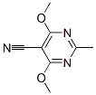 5-Pyrimidinecarbonitrile, 4,6-dimethoxy-2-methyl- (7CI,8CI,9CI) Structure