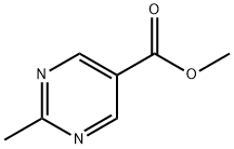 5-Pyrimidinecarboxylic acid, 2-methyl-, methyl ester (7CI,8CI,9CI) Structure