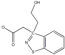 Acetic acid 2-(1,2-benzisothiazol-3-yl)ethyl ester Struktur