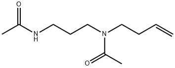 N-[3-(Acetylamino)propyl]-N-(3-butenyl)acetamide Structure