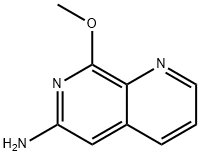 8-甲氧基-1,7-萘啶-6-胺,55716-28-4,结构式