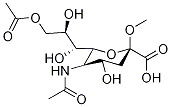 N-Acetyl-2-O-methyl-β-neuraminic Acid 9-Acetate Struktur