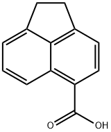 1,2-ジヒドロ-5-アセナフチレンカルボン酸 化学構造式