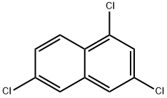 1,3,6-トリクロロナフタレン 化学構造式