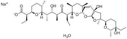 サリノマイシン1-ナトリウム 化学構造式