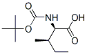 Boc-D-Isoleucine Struktur