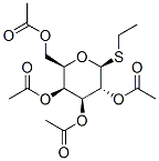 エチル2,3,4,6-テトラ-O-アセチル-1-チオ-Β-D-ガラクトピラノシド 化学構造式