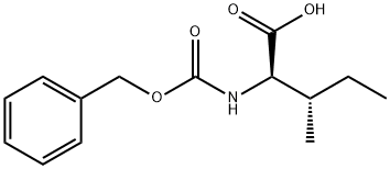 (2R,3S)-N-CARBOBENZYLOXY-2-AMINO-3-METHYLPENTANOIC ACID Struktur