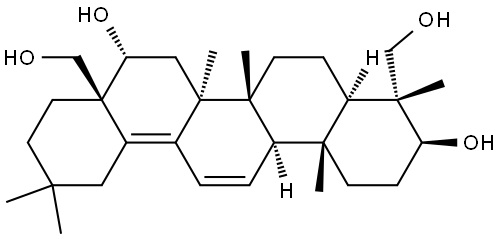 柴胡皂甙元 D 结构式