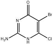 2-amino-5-bromo-6-chloro-1H-pyrimidin-4-one