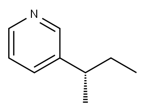 (S)-3-(isopropyl)pyridine Struktur