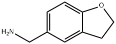 2,3-ジヒドロベンゾ[B]フラン-5-イルメチルアミン塩酸塩 化学構造式