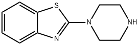 2-ピペラジン-1-イル-1,3-ベンゾチアゾール 化学構造式