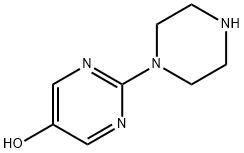 1-(5-Hydroxy-2-pyrimidinyl)piperazine Structure
