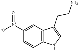5-ニトロ-1H-インドール-3-エタンアミン 化学構造式