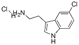 2-(5-氯-1H-吲哚-3-基)乙胺 盐酸盐, 55747-73-4, 结构式