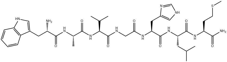 BOMBESIN (8-14), 55749-98-9, 结构式