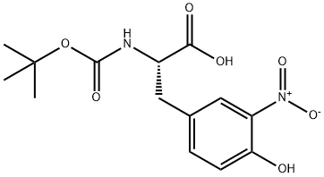 BOC-3-NITRO-L-TYROSINE Struktur