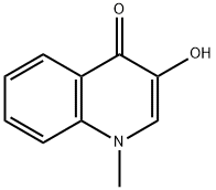 3-Hydroxy-1-methylquinolin-4(1H)-one Struktur