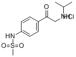 盐酸索他洛尔, 5576-49-8, 结构式