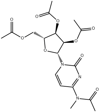 N-Acetyl-N-methylcytidine 2',3',5'-triacetate Struktur