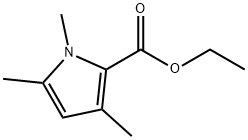 1,3,5-三甲基吡咯-2-甲酸乙酯, 55770-79-1, 结构式