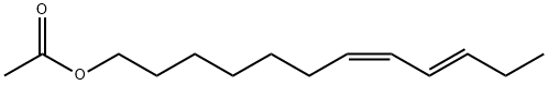 (7E,9Z)-Dodeca-7,9-dien-l-y1 acetate 结构式