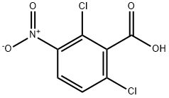 2,6-DICHLORO-3-NITROBENZOIC ACID Struktur