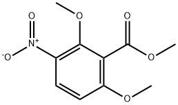 METHYL 2,6-DIMETHOXY-3-NITROBENZOATE 化学構造式