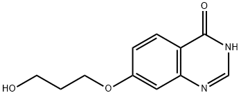 7-(3-HYDROXY-PROPOXY)-3H-QUINAZOLIN-4-ONE Structure