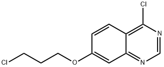 7-(3-クロロプロポキシ)-4-クロロキナゾリン 化学構造式