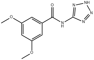 Benzamide, 3,5-dimethoxy-N-1H-tetrazol-5-yl- (9CI) Structure