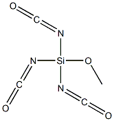 Triisocyanato(methoxy)silane Structure