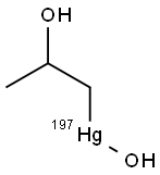 メリソプロール (197Hg) 化学構造式