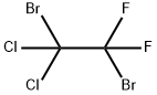 1,2-ジブロモ-1,1-ジクロロジフルオロエタン 化学構造式