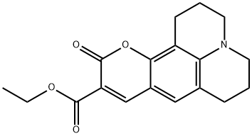 10-オキソ-2,3,5,6-テトラヒドロ-4H,10H-11-オキサ-3a-アザ-1H-ベンゾ[de]アントラセン-9-カルボン酸エチル 化学構造式