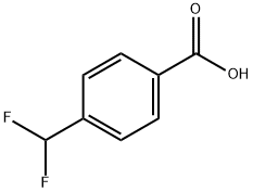 4-(二氟甲基)苯甲酸, 55805-21-5, 结构式